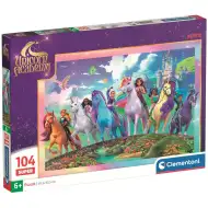 Einhorn Akademie Magische Mission 104-teiliges Puzzle – Clementoni