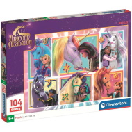 Einhorn-Akademie Magische Porträts 104-teiliges Puzzle – Clementoni