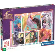 Einhorn-Akademie Magische Porträts 104-teiliges Puzzle – Clementoni