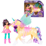 Einhorn-Akademie: Wing Magic Ava-Puppe und Leaf-Einhorn-Spielset - Spin Master