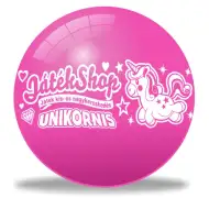 Einhorngummiball in Rosa, 22 cm