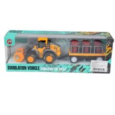 Engineering Truck: Traktor mit Ölfässern und Anhänger 24cm Bild 2
