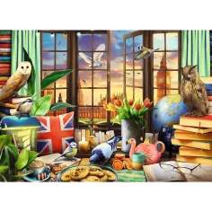 Englischer Nachmittag 1000-teiliges Premium Plus Quality Puzzle – Trefl Bild 2
