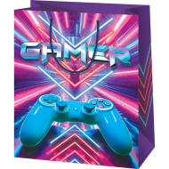 Exklusive Gamer-Geschenktasche, mittelgroß, 18 x 23 x 10 cm