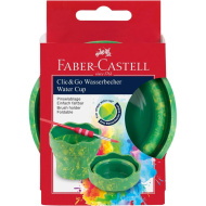 Faber-Castell: Click and Go grüner Marmor-Pinselbecher