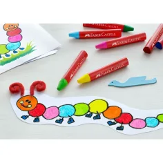 Faber-Castell: Dreikant Jumbo Wachsmalstifte 12er-Set Bild 2