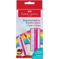 Faber-Castell: Glitzerkleber in Regenbogenfarben 2x12ml