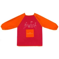 Faber-Castell: Malkittel für Kinder in Rot-Orange Bild 2