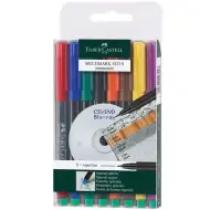 Faber-Castell: Multimark S Alkoholmarker-Set, 8 Farben, 0,4 mm