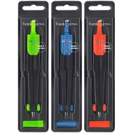 Faber-Castell: Schulzirkel in 3 Farben