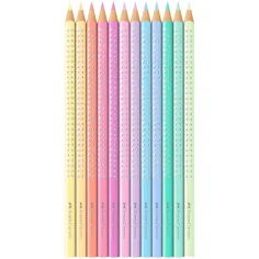 Faber-Castell: Sparkle 12er Pastell-Buntstift-Set in Metallbox Bild 2