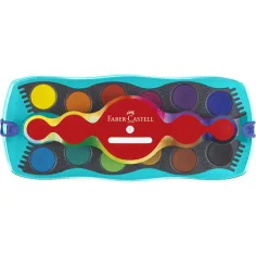 Faber-Castell: Wasserfarben 12 Farben Türkis Set Bild 2