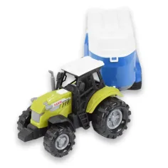 Farm Truck: Pferdetransporter Traktor mit Anhänger, Licht und Sound 23cm Bild 2