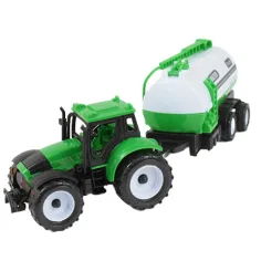 Farmer Truck: Dreiteiliges Bauernhof-Traktor-Set mit Anhänger 28cm Bild 2