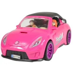 Fashion Sport Car: Rosa Sportwagen-Set mit Licht und Sound, mit Hubschrauber Bild 10