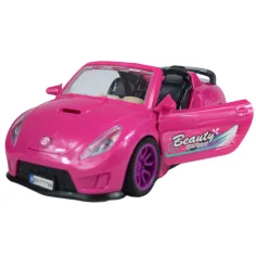 Fashion Sport Car: Rosa Sportwagen-Set mit Licht und Sound, mit Hubschrauber Bild 4