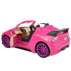 Fashion Sport Car: Rosa Sportwagen-Set mit Licht und Sound, mit Hubschrauber Bild 6