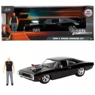 Fast &amp; Furious: 1970 Dodge Charger Metall-Automodell mit Dom-Figur 1/24 - Simba Toys