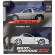 Fast &amp; Furious: 1986 Toyota Trueno AE86 und 1993 Mazda RX-7 Automodell-Set 1/32 - Jada Toys