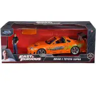 Fast &amp; Furious: Brian Figur und Toyota Supra Automodell 1/24 - Simba Toys