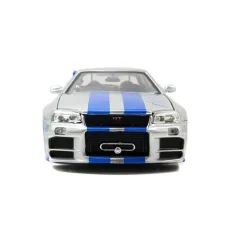 Fast & Furious: Brians 2002 Nissan Skyline GT-R (BNR34) Automodell 1/24 - Simba Toys Bild 2