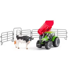Faunica: Traktor mit Stier Spielset - Woodyland Bild 2