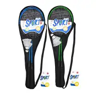 Federball-Set mit 2 Federbällen in einer Tasche, in zwei Varianten, 67 cm