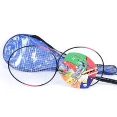 Badmintonschläger mit Tasche, 2er-Set Bild 2