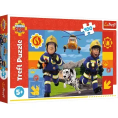 Feuerwehrmann Sam 100-teiliges Puzzle - Trefl