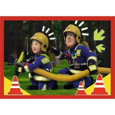 Feuerwehrmann Sam 4-in-1 Puzzle mit 12-15-20-24 Teilen – Trefl Bild 4