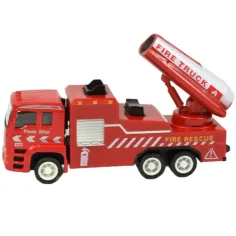 Feuerwehrteam: 4-teiliges Metall-Feuerwehrauto-Set Bild 3