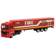Feuerwehrwagen: Feuerwehrfahrzeug-Spielset mit Zubehör Bild 3