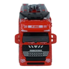 Feuerwehrwagen: Metall-Schwungrad-Feuerwehr-LKW 20cm Bild 3