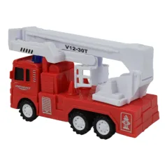 Feuerwehrwagen: Schwungrad-Feuerwehrwagen in verschiedenen Ausführungen 13cm Bild 5