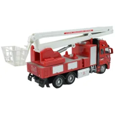 Feuerwehrwagen: Schwungrad-Feuerwehrwagen in verschiedenen Ausführungen 19cm Bild 6