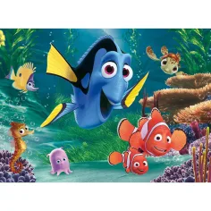 Findet Nemo 2-in-1 Eco Maxi Puzzle und Malset, 24 Teile, 70x50cm – Lisciani Bild 3