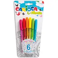 Fiorella bunte Kugelschreiber 6er-Set - Carioca