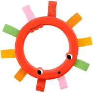 Fisher-Price: Fröhlicher Oktopus-Beißring mit Tiermotiven - Mattel