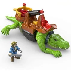 Fisher-Price: Imaginext Krokodil und Captain Hook Spielset - Mattel Bild 2