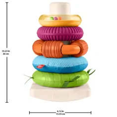 Fisher-Price: Sensory Rock-A-Stack™ Ringpyramide - Mattel Bild 5