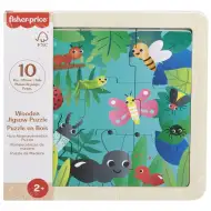 Fisher-Price: Waldinsekten Holzpuzzle Tafel - Mattel