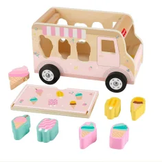 Fisher-Price: Wood Eiswaagen-Formensortierer - Mattel Bild 2