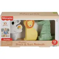 Fisher-Price: Wood Tierpuzzle aus Holz - Mattel