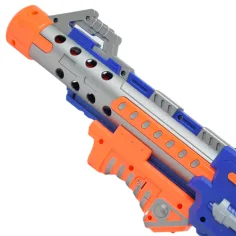 Flames Storm: Elektrischer riesiger Schaumstoffblaster mit Licht, Drehtrommel und Munition 73cm Bild 3
