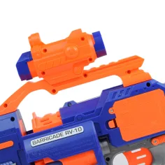 Flames Storm: Elektrischer riesiger Schaumstoffblaster mit Licht, Drehtrommel und Munition 73cm Bild 6