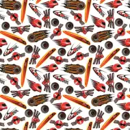 Flammender Rausch Geschenkpapier 100x70 cm