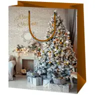 Frohe Weihnachten! Riesiges Weihnachtsgeschenkbeutel 40x20x56cm