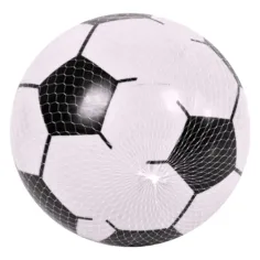 Fußballmuster-Gummiball in verschiedenen Farben, 23 cm Bild 2