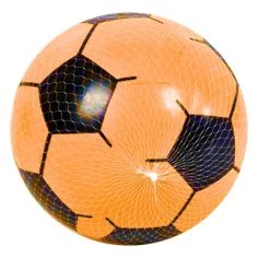 Fußballmuster-Gummiball in verschiedenen Farben, 23 cm Bild 3