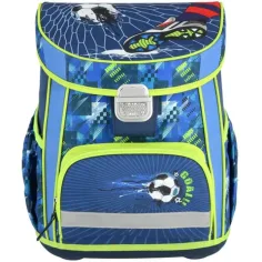 Football goal ergonomischer Schulrucksack mit Federmäppchen, 4-teiliges Set Bild 2